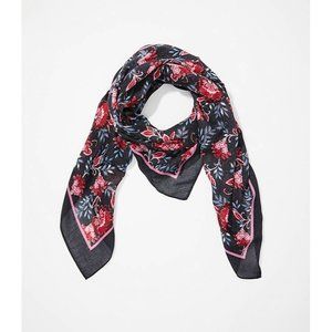 Loft Floral Vine Square Scarf